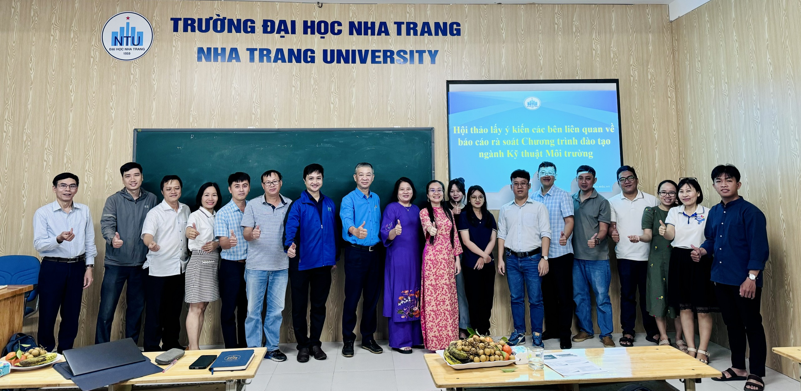 HỘI THẢO LẤY Ý KIẾN CÁC BÊN LIÊN QUAN VỀ CẢI TIẾN CHƯƠNG TRÌNH ĐÀO TẠO NGÀNH KỸ THUẬT MÔI TRƯỜNG – TRƯỜNG ĐẠI HỌC NHA TRANG