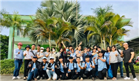 Sinh viên khóa 62 Kỹ thuật Môi trường kiến tập tại nhà máy xử lý nước thải phía Nam, Nha Trang